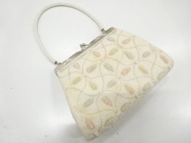 JAPANESE KIMONO / BEADS HANDBAG